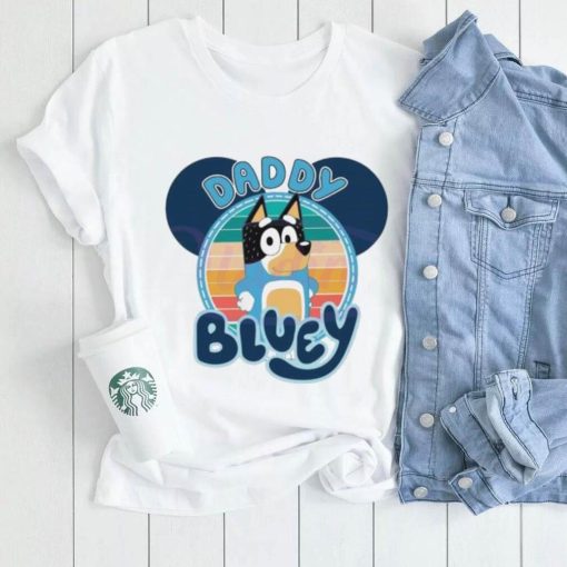 Daddy Bluey Mickey head shirt