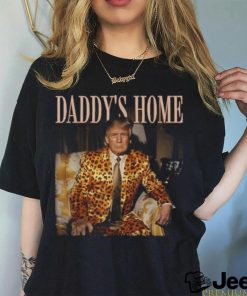 Daddy’s Home Trump Shirt Trump 2024 Leopard Funny MAGA T Shirt