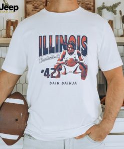 Dain Dainja 42 University of Illinois basketball shirt