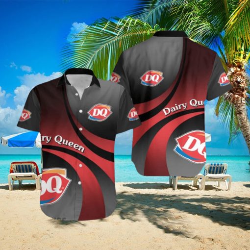 Dairy Queen Island Logo 3D Hawaiian Shirt For Men And Women