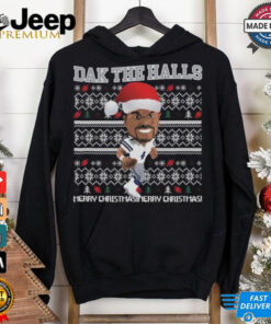 Dallas Cowboy Football Dak The Halls Merry Christmas Ugly 2024 Shirt