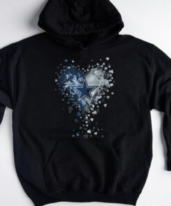 Dallas Cowboys Crystal Heart Shirt