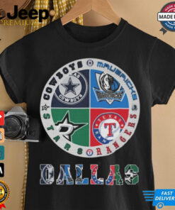 Dallas Cowboys Mavericks Stars And Rangers Logo 2024 Shirt