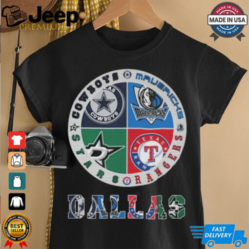 Dallas Cowboys Mavericks Stars And Rangers Logo 2024 Shirt