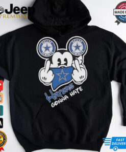 Dallas Cowboys Mickey Mouse haters gonna hate shirt