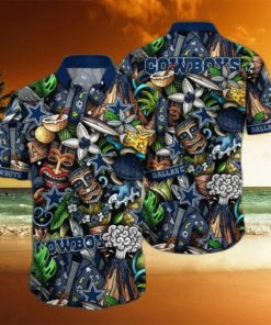 Dallas Cowboys NFL Flower Hawaii Shirt And Tshirt For Fans