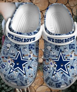 Dallas Cowboys NFL Sport Crocs Crocband Clogs Shoes Comfortable For Men Women and Kids – Footwearelite Exclusive