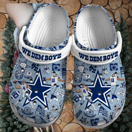 Dallas Cowboys NFL Sport Crocs Crocband Clogs Shoes Comfortable For Men Women and Kids – Footwearelite Exclusive