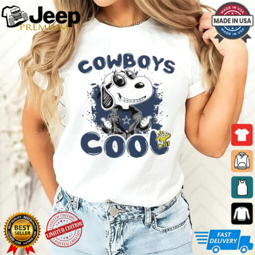 Dallas Cowboys NFL Team Snoopy Joe Cool T Shirt