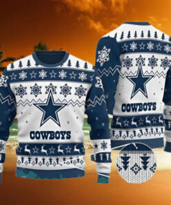 Dallas Cowboys NFL Ugly Sweater, Cowboys Christmas Ugly Sweater