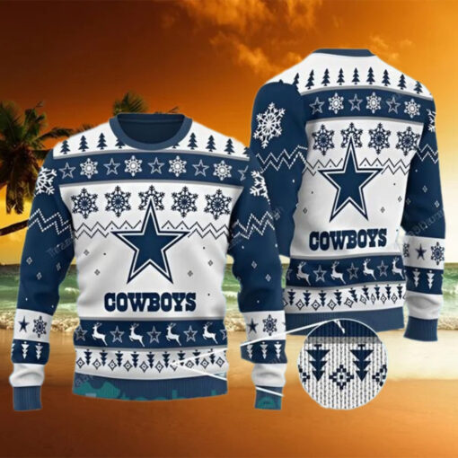 Dallas Cowboys NFL Ugly Sweater, Cowboys Christmas Ugly Sweater