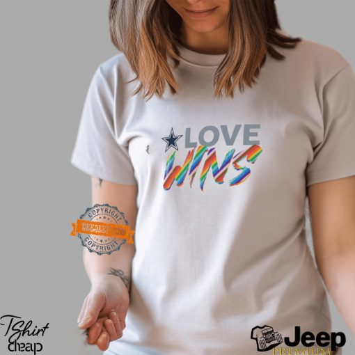 Dallas Cowboys Pride Love Wins 2024 Shirt