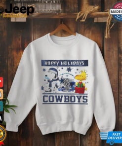 Dallas Cowboys Snoopy and Woodstock Happy Holidays shirt