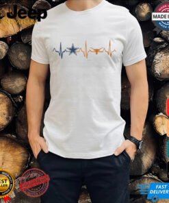 Dallas Cowboys Texas Longhorns Heartbeat Shirt