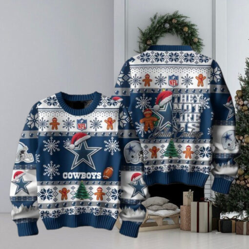 Dallas Cowboys They Not Like Us Christmas Happy Holidays Ugly Sweater