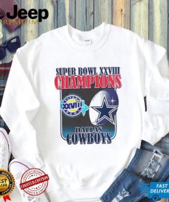 Dallas Cowboys White Super Bowl XXVIII shirt