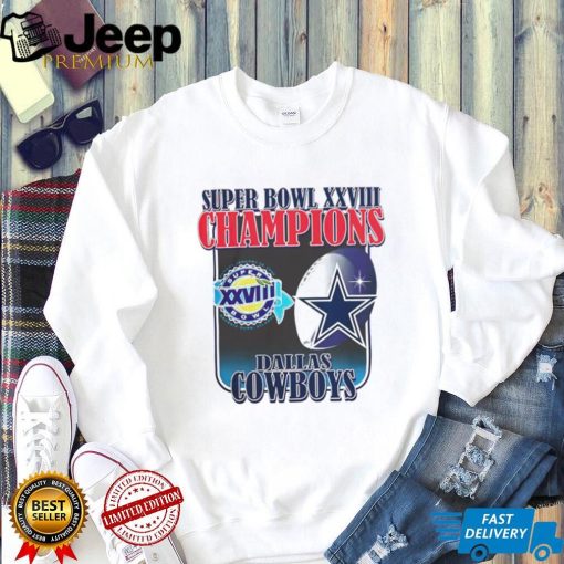 Dallas Cowboys White Super Bowl XXVIII shirt