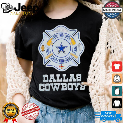 Dallas Cowboys shirt  Firefighter Appreciation logo