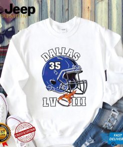 Dallas Cowboys super bowl LVIII helmet shirt