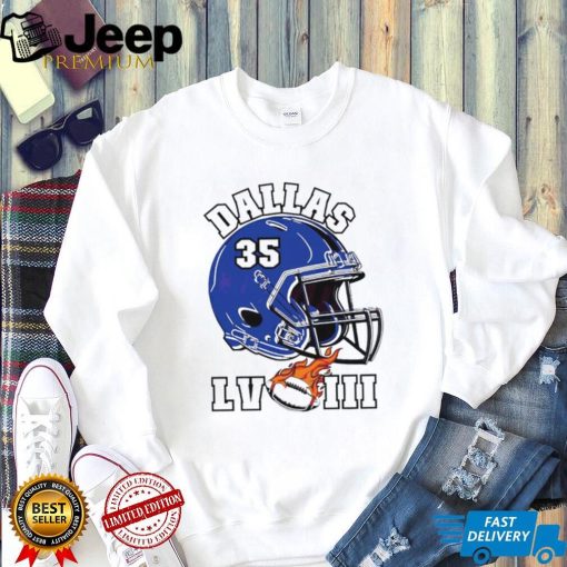 Dallas Cowboys super bowl LVIII helmet shirt