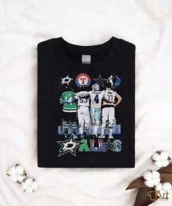 Dallas Mavericks Doncic Dallas Stars Benn Texas Rangers Dallas Cowboy Prescott Signatures shirt