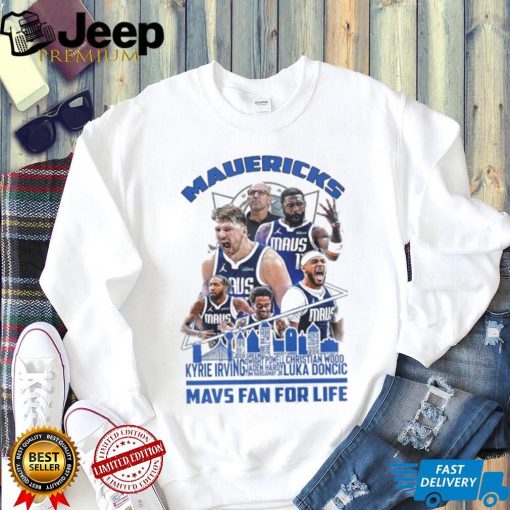 Dallas Mavericks Mavs Fan For Life Skyline NBA Playoffs Shirt