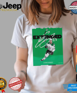 Dallas Stars NHL Signed Esa Lindell 5 Year Signature Poster t shirt