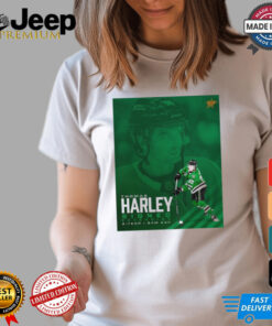 Dallas Stars NHL Thomas Harley Signed Extension 2 Year Poster t shirt