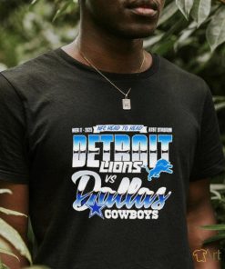 Dallas cowboys vs detroit Lions week 17 2023 NFC head to head AT and T stadium shirt