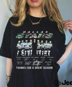 Dallas stars thank you for a great season fan 2024 shirt