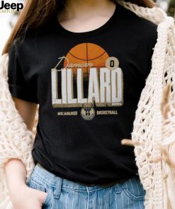 Damian Lillard Milwaukee Bucks Label WHT Shirt