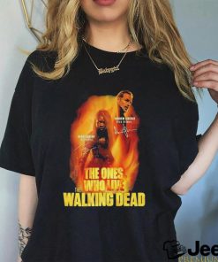 Danai Gurira And Andrew Lincoln The One Who Live The Walking Dead Signatures Shirt