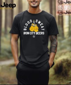 Daniel Vogelbach Blood Sweat Iron City Beers T shirt