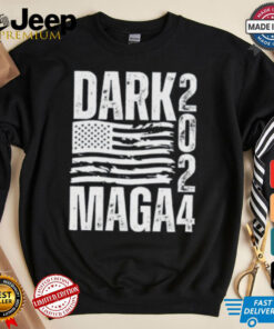 Dark Maga 2024 Trump Elon Musk Black T Shirt