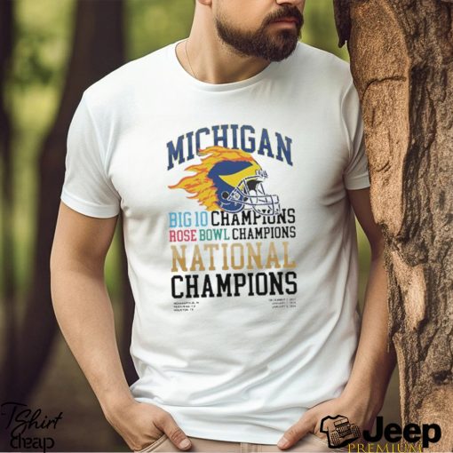 Dave portnoy Michigan big 10 champions rose bowl champions national champions T shirt