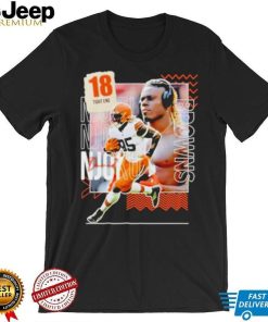 David Njoku 18 running back football player shirt