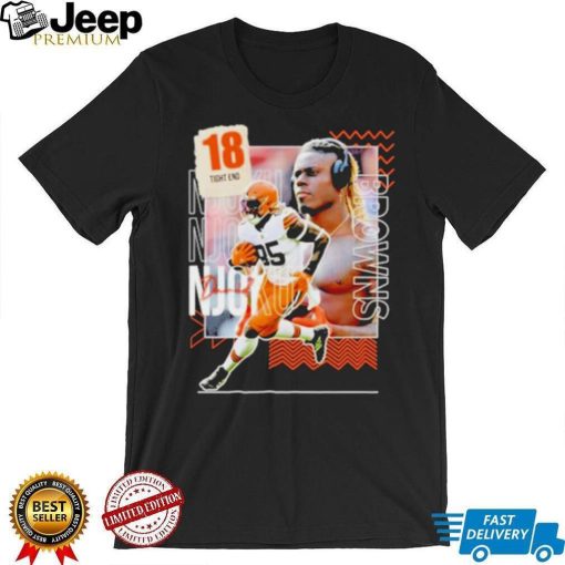 David Njoku 18 running back football player shirt