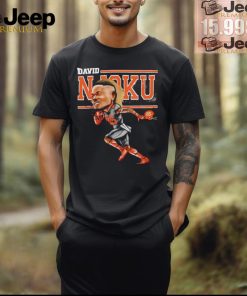 David Njoku 85 player Cleveland Browns football caricature shirt