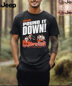 David Njoku 85 pound it down player Cleveland Browns football graphic shirt