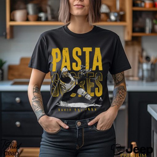 David Pastrnak Boston Pasta Scores WHT SHIRT