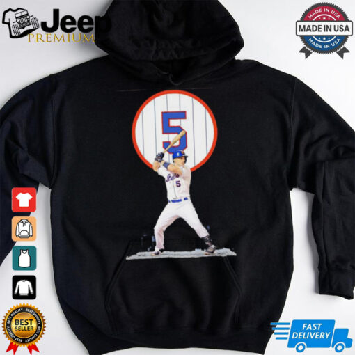 David Wright number 5 forever New York Mets Baseball print 2D T shirt
