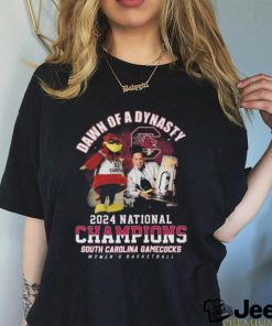 Dawn Of A Dynasty 2024 National Champions South Carolina Gamecock Women Basketball T Shirt