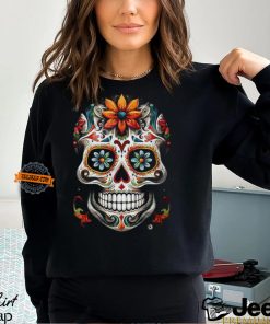 Day Of The Dead Inspired Sugar Skull T Shirt