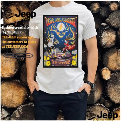 Dead And Company Show At The Sphere On Aug 1 3 2024 Poster shirt