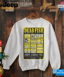 Dead Fish Audio Club In São Paulo Brazil Dec 8 2024 Tour T shirt