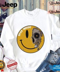 Dead inside emoji skull shirt