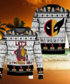 Deadpool And Wolverine Let’s Fucking Co 2024 Ugly Christmas Sweater