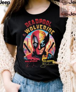 Deadpool And Wolverine Ryan Reynolds and Hugh Jackman Signatures shirt