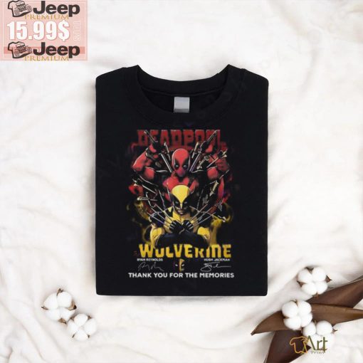 Deadpool And Wolverine Thank You For The Memories Signature Unisex T Shirt