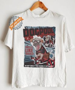 Deadpool Mad Engine Dogpool Cover Graphic shirt